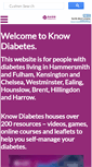 Mobile Screenshot of knowdiabetes.org.uk